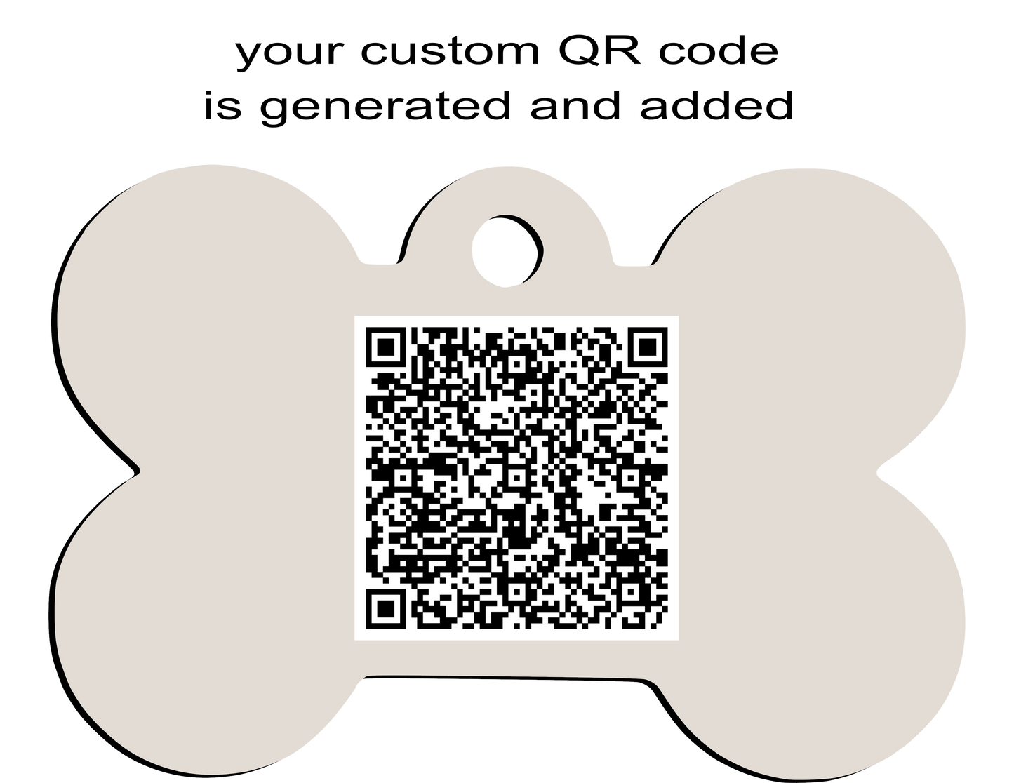 Custom QR coded tags