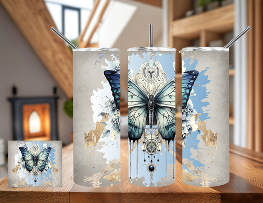 Butterfly Window Tumbler