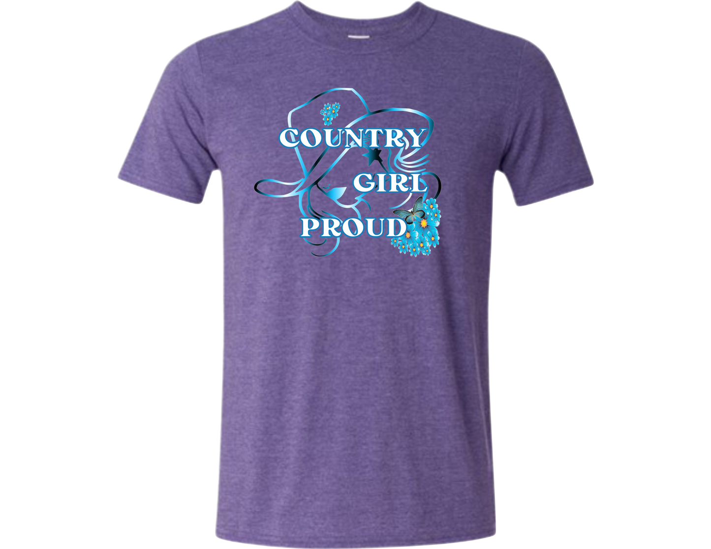 Country Girl Proud (Blue) T-Shirt