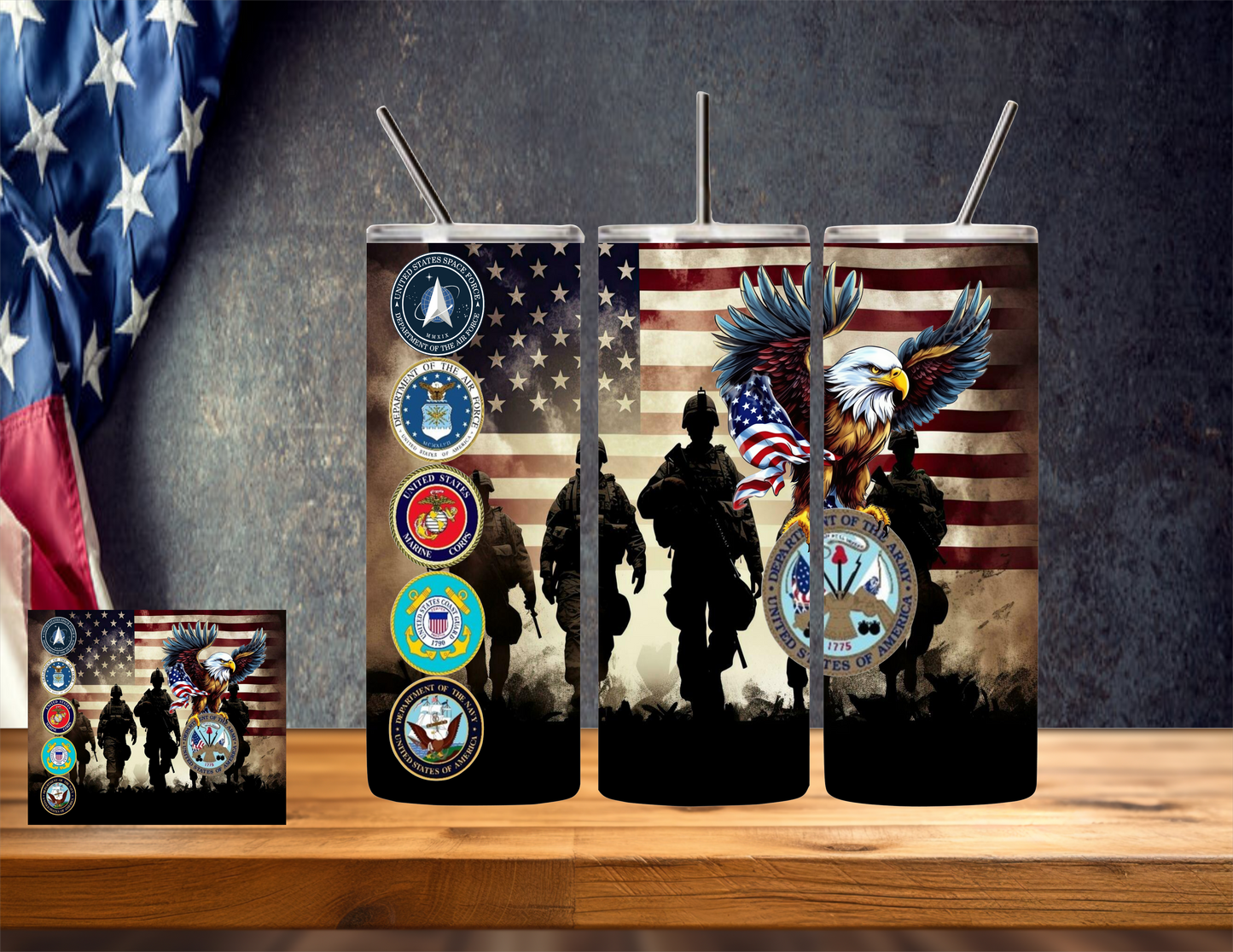 US Army 20oz Tumbler